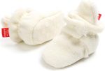 Infant Baby Girls Boys Fleece Booties Soft Non-Slip Sole Winter Warm Cozy with Grippers Stay On Socks Newborn Toddler First Walkers Crib Shoes - Image 4